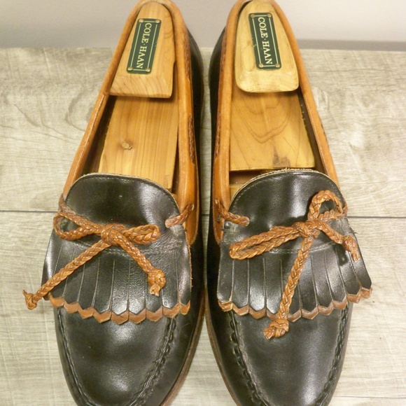 Allen Edmonds Woodstock Black Leather Tassel Loafer Shoes Men\'s Made in USA 7.5 main image 6